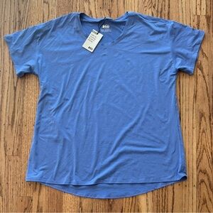 REI Sahara SS Performance Tee - Astral Purple Heather - Size XL